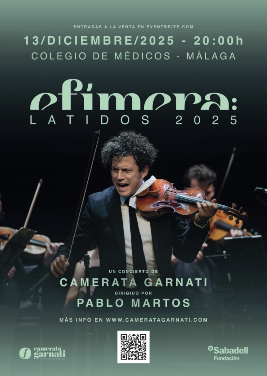Cartel Efímera 2025 Málaga
