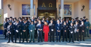 Mijas homenajea a su Polic&iacute;a Local con la entrega de medallas y felicitaciones con motivo del D&iacute;a del Patr&oacute;n