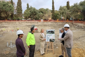 Mu&ntilde;oz destaca que la nueva biblioteca p&uacute;blica de San Pedro Alc&aacute;ntara &ldquo;ser&aacute; un espacio moderno y funcional&rdquo; con m&aacute;s de 1.300 metros cuadrados cuadrados de superficie