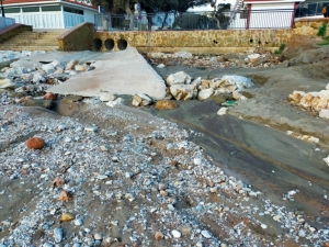 Del Cid cifra en casi 700.000 euros los da&ntilde;os provocados por los temporales en las playas de Torremolinos