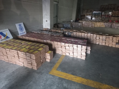 Aprehendido en el Puerto de Algeciras el mayor alijo de coca&iacute;na intervenido en Espa&ntilde;a