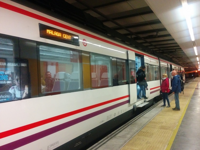 Más de 16 millones de viajeros utilizaron los servicios de Cercanías del Núcleo de Málaga el año pasado