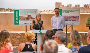 Concluye la restauración del Muro de la Vela en la Alcazaba de Almería