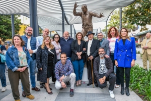 La figura de “Carrete” queda inmortalizada con una estatua en la Plaza Costa del Sol