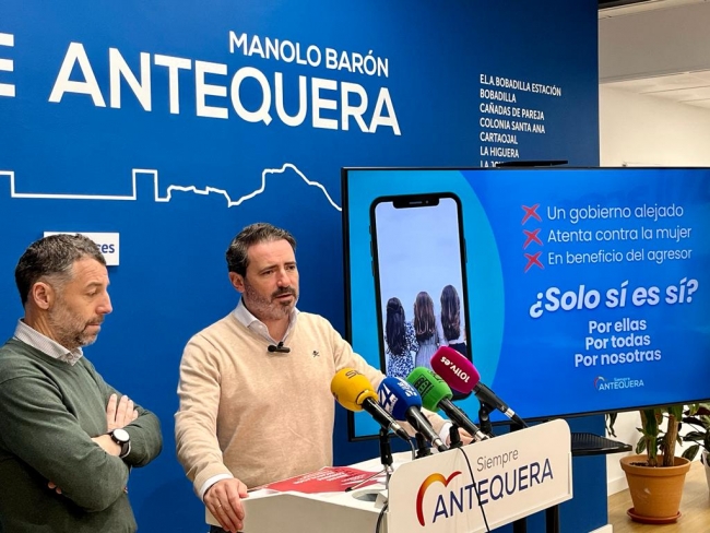 El PP de Málaga pone un contador en sus sedes con los agresores beneficiados por la “nefasta” Ley del ‘Sólo sí es sí’