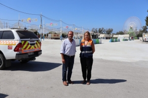 Mijas refuerza la seguridad de la Feria de La Cala con un dispositivo especial de Polic&iacute;a Local, Protecci&oacute;n Civil y Bomberos