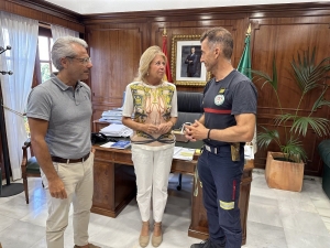 El Ayuntamiento env&iacute;a un operativo integrado por seis bomberos de Marbella para colaborar en la extinci&oacute;n de los incendios de Ourense