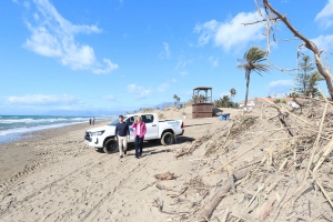 Marbella destina m&aacute;s de 400.000 euros a la recuperaci&oacute;n urgente de sus playas tras los temporales