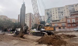 Iniciada la ejecuci&oacute;n de las pantallas del t&uacute;nel de la prolongaci&oacute;n del Metro de M&aacute;laga
