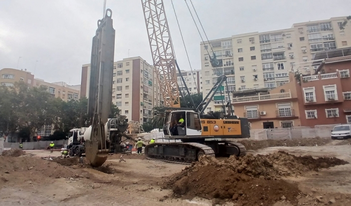Iniciada la ejecuci&oacute;n de las pantallas del t&uacute;nel de la prolongaci&oacute;n del Metro de M&aacute;laga