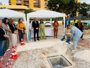 Colocada la primera piedra del nuevo colegio Pablo Ruiz Picasso de Fuengirola