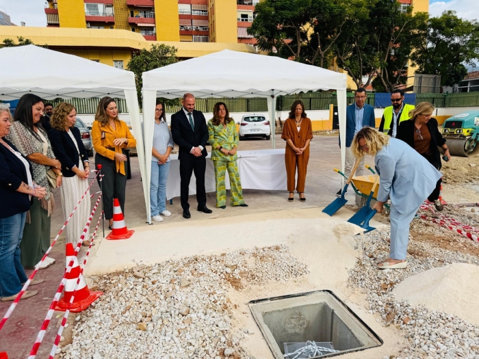 Colocada la primera piedra del nuevo colegio Pablo Ruiz Picasso de Fuengirola