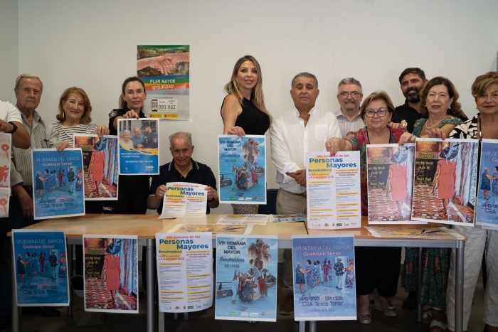 Benalm&aacute;dena presenta la VIII Semana del Mayor, un homenaje a quienes construyen nuestra historia