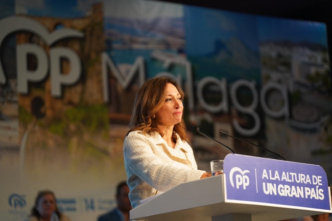 Patricia Navarro es elegida presidenta del PP de Málaga con el 98,1 por ciento de los votos